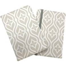 Passport Covers Warren Reed Abstract Ornament Pattern Passport Cover - Grey
