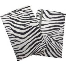 Passport Covers Warren Reed Zebra Texture Pattern Passport Cover - Grey