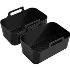 VonShef Set of 2 Reusable Silicone Air Fryer Liners