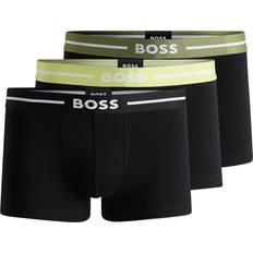 Elastan/Lycra/Spandex - Gul Underbukser BOSS Bold Boxer Trunk 3-Pak - Black