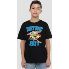 Birthday Boy Woody And Buzz Kids T-Shirt - Black