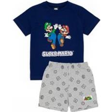 Nintendo Short Sleeve Short Leg Pyjama Set - Blue