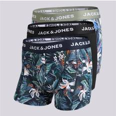 Blommiga - Herr Kläder Jack & Jones Boxerkalsonger JacBrady Flower Trunks Blå