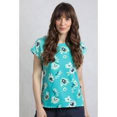 Weird Fish T-shirts Weird Fish Womens Paw Paw Organic Print T-Shirt - Blue