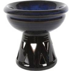 Blue Oil Lamps Deep Bowl Blue Burner One Size Oil Lamp