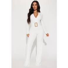 Bailey Bailey Embellished Jumpsuit - White