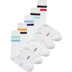 Jack & Jones Strømper Jack & Jones Calcetines Azul Claro/Naranja/Negro/Blanco