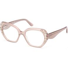 Glasögon & Läsglasögon Guess by Marciano Optiska Bågar Acetat Beige Geometrisk