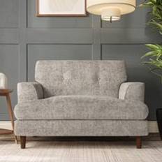Silver Armchairs Dunelm Cooper Snuggle Chair Chunky Chenille Silver Armchair