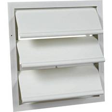 Windows Air Vent White Plastic Square Automatic Gable 17.8 L x 16 H x 17.5 W in Window Shutter