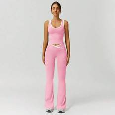 Women Suits Shein Women's Spring/Summer Set Consisting Of Contrast Color Sports Vest - Quick-Drying