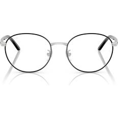 Herre Brille Ray-Ban RX6538D Asian Fit 2861 53 Briller Mænd Black On Silver 53mm