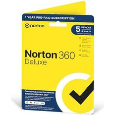 Norton 360 Deluxe 2023 Antivirusprogram för 5 Enheter