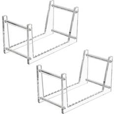 CD & Vinyl Storage Veneka 2X Clear Vinyl Record Stand Holder