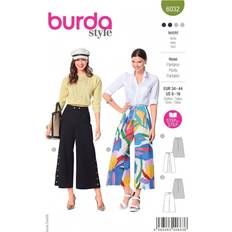 Needlework Patterns Burda Style Sewing Pattern 6032 Women 8-22 Trousers