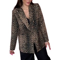 Leopard Kavajer Lululia Gia Blazer - Brown