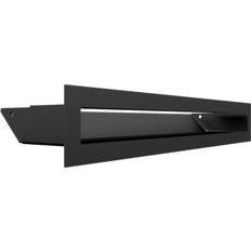 Köksfläktar Kratki Ventilationsgaller Air 6 x 40 cm 60cm, Svart