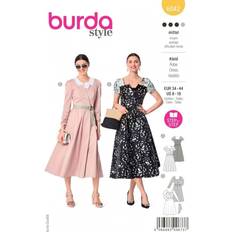 Yarn & Needlework Supplies Burda Style Sewing Pattern 6042 Women 10-18 Dresses