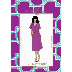 Yarn & Needlework Supplies Fauve Maison Fauve Sewing Pattern Penelope Dress 8 to 26 Dresses
