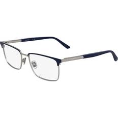 Glasögon & Läsglasögon C.K Calvin Klein Man CK25106 400 Ramramar Metall Blå Fyrkantig Normal