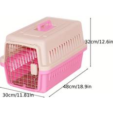 Temu Large Cat Carrier Box Puppy Portable Pet Cage