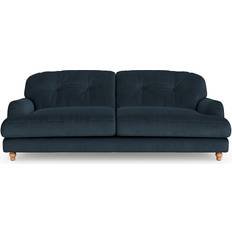 Dunelm Martha Navy Sofa 234cm 4 Seater