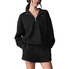 Alo Accolade 1/4 Zip Pullover - Black