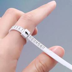 Shein 1pc White Soft Ring Sizer, Measuring Tool For Ring Size, Jewelry Measuring Tape Measurement Tape