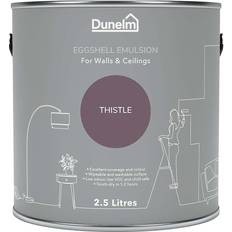 Dunelm Thistle Eggshell Emulsion Wall Paint, Radiator Paint Thistle 2.5L