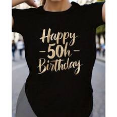 Shein Happy 50th Birthday Women's Comfit T-Shirt