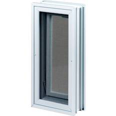 Fenster Fuchs Design Lüftungsfenster 19 x 38 x 8 cm 2.9 W/mK - Weiss Holz Dreifachverglasung