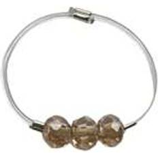 Shein Pale Yellow Crystal Toe Ring - Yellow