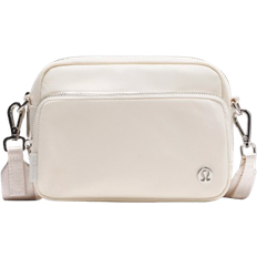 Lululemon Everywhere Crossbody Bag 2L Metal Hardware - Light Ivory/Silver