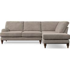 Dunelm Darwin Aqua Clean Chenille Mushrrom Sofa 276cm 4 Seater