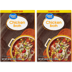 Broth & Stock Great Value Family Size Chicken Broth 48oz 2pack
