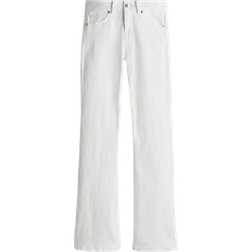 H&M Flared High Jeans - White