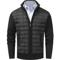 Shein Men's Cardigan Sweaters - Casual Full Zip