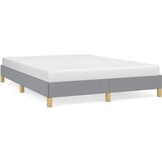 Full size bed frames vidaXL Full Size Bed Frame with Plywood Slats 53.9 x 74.8 in