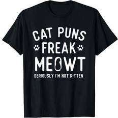 Shein Cat Lover T-Shirt Oversized T-Shirt - Women