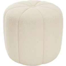 Dunelm Pumpkin Ivory Foot Stool 40cm