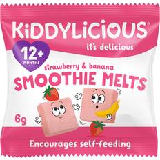 Fruit Baby Food & Formulas Kiddylicious Strawberry and Banana Smoothie Melts 6g 1pack