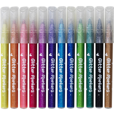Panduro Hobby Glitter Markers 12 stk