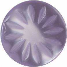 Yarn & Needlework Supplies Hemline Round Shank Buttons Lilac Pack of 5