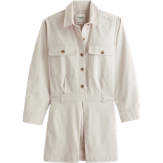 Abercrombie & Fitch Utility Skort Dress - Beige