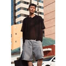 H&M Cargoshorts Loose Fit - Ljusgrå