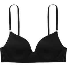 Victoria's Secret Dream Angels Smooth Wireless Push Up Plunge Bra - Black