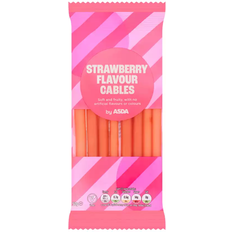 Recycled Packaging Sweets Asda Strawberry Flavour Cables 50g