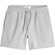 Hollister Mid Thigh Loose Fleece Shorts - Heather Gray