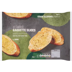 Asda 10 Garlic Baguette Slices 260g