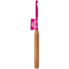 Bamboo Crochet Hooks Susan Bates Silvalume Bamboo Handle Aluminum Crochet Hook-Size I9/5.5mm B3206I